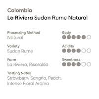 Colombia La Riviera Sudan Rume Natural
